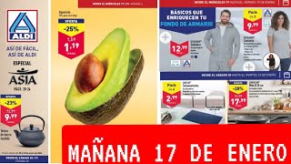 🇪🇦 NUEVO CATALOGO MAÑANA DEL 17 al 23 de Enero Peninsula ALDI Supermercados [upl. by Bryna535]