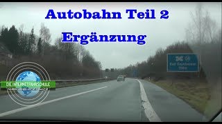 Autobahn Teil 2  BeschleunigungsstreifenAutobahnauffahrt Ergänzung  Sonderfahrt  Prüfungsfahrt [upl. by Fisken]