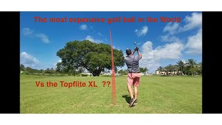 The most Expensive golf ball in the world the XXIO Vs the Topflite XL [upl. by Laws]