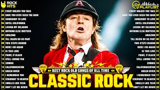 Classic Rock Songs 70s 80s 90s Full Album  ACDC Metallica Nirvana Queen Pink Floyd Bon Jovi [upl. by Suoirrad]