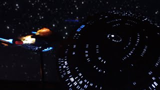 Enterprise D exploding over Veridian 3 thescifimodelguy Trekyardswebseries [upl. by Funk]