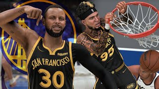 NBA 2K24 MyCAREER  CHEF CURRY SAVES THE DAY  LVP PUTBACK DUNK [upl. by Ireva]