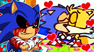 SONIC LOVES TAILS SonicEXE Reacts Ultimate “Sonic The Hedgehog” Recap Cartoon [upl. by Renado]