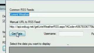 HomeSeer Tutorial Using RSS Data in HSTouch™ [upl. by Normy]