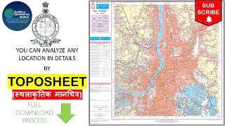 Download Toposheets from Survey of India for Free  Open Series Maps  Topographical Map Download [upl. by Donnell]