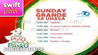 GMA  Sunday Grande sa Umaga Schedule December 13 2020 [upl. by Kippie315]