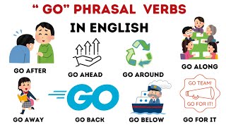 Phrasal verbs  Phrasal Verbs with Go  English Vocabulary [upl. by Peirce714]