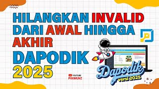 Dapodik 2025  Mengerjakan Dari Awal Hingga Sinkronisasi [upl. by Zebulon435]