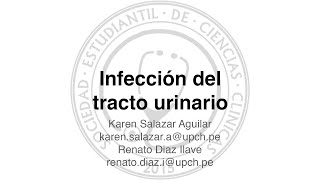 Infección del Tracto Urinario  Casos clínicos [upl. by Kenelm59]