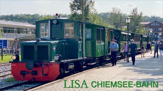 CHIEMSEEBAHN mit Lok LISA in 4K [upl. by Elinor]