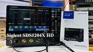 Обзор осциллографа Siglent SDS1204X HD 12 Бит АЦП [upl. by Brooking64]