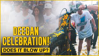 Does it Blow up  Haiden Deegan Championship Celebration [upl. by Thinia]