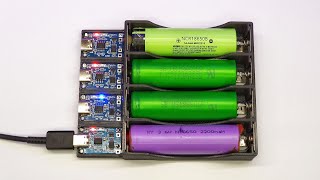 DIY Multiple 18650 Liion Battery Charger [upl. by Rafaelia]