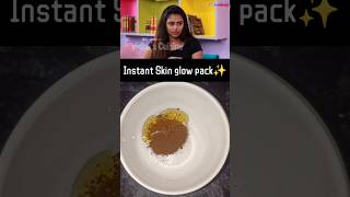 Instant Skin glow pack ✨Vidhuscuisineshortsshortsfeedtrendingskincarecoffeeshortvideoviral [upl. by Nnaer]