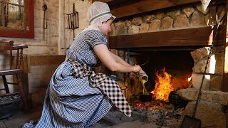 Cooking Dinner 200 Years Ago  Fall 1828 America [upl. by Odlabso]