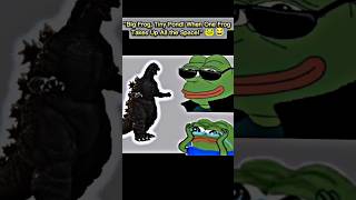 quotBig Frog Tiny Pond🤯🤯When One Frog Takes Up All the Spacequot🤯🤯viralvideo funny subscribeformore [upl. by Hanikahs]