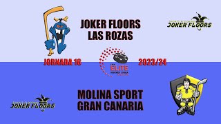 CHC LAS ROZASMOLINA SPORT JORNADA 16 LIGA ÉLITE MASCULINA 2324 [upl. by Erkan]