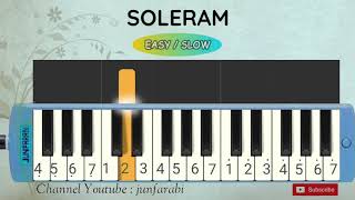 soleram pianika tempo slow [upl. by Atul]