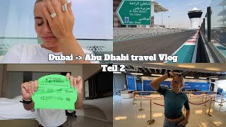 Dubai to Abu Dhabi travel Vlog Teil 2 für meinen doch nicht ersten Triathlon Wettkampf [upl. by Anasus693]