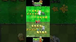 PVZ2 Vs PVZ1 Team Plants Vs Team Zombie  Plants vs Zombies 2 pvz2 pvz2gameplay [upl. by Ayar181]