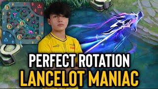 LANCELOT PERFECT ROTATION WITH MANIAC  Kairi Gameplay [upl. by Rabbaj]