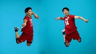 Yuki Ishikawa amp Yuji Nishida  Crazy Vertical Jumps  Volleyball World Cup 2019 HD [upl. by Ferreby]