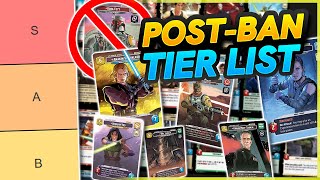 POST BAN LEADER TIER LIST BEST Meta Leaders  Star Wars Unlimited [upl. by Ahselet]