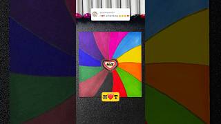 H❤️T postcard colors drawing shorts [upl. by Micheal203]