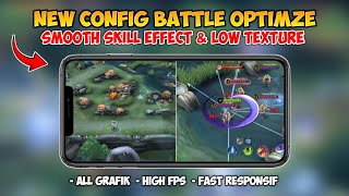 Update ‼ Config ML Anti Lag Battle Optimize  Lag Fix Frame Drop  Mobile Legends [upl. by Frear499]