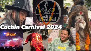 Cochin Carnival 2024 at Fort Kochi  New Year Celebration at Fort Kochi✨ fortkochi carnival [upl. by Nemraciram]