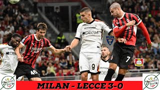 MILAN  LECCE 30 LA CAPOLISTA [upl. by Akcired912]