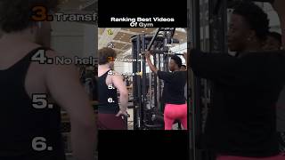 Best gym videos😭 gym gymmemes ranking tiktok [upl. by Ardnohs422]