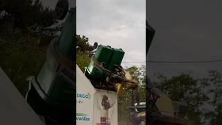 San Diego garbage truck Subscribe Viral GarbageTruck automobile [upl. by Izabel]