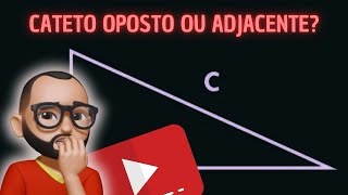 Aprenda a diferenciar cateto oposto cateto adjacente e hipotenusa [upl. by Mercer]