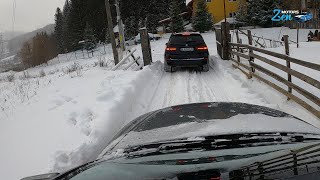 AUDI A6 30 tdi  POV  Snow  OffRoad [upl. by Gnilrets]