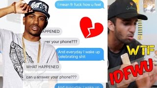 Pranking my EX GIRLFRIEND with Big Sean quotIDFWUquot Lyrics [upl. by Dorotea]