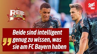 FC Bayern will Rentenverträge für Jamal Musiala amp Joshua Kimmich  Reif ist Live [upl. by Dulla471]