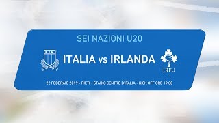 6 nazioni U20 – Italia v Irlanda [upl. by Nnad587]