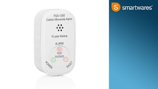 Smartwares  FGA13000 koolmonoxide melder [upl. by Ifok]