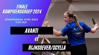 Finale Kampioensgroep 2024 Avanti vs RijnsoeverScylla [upl. by Rafaelle238]