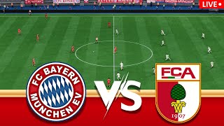 🔴LIVE  Bayern Munich vs Augsburg  Bundesliga 202324 Match Live Stream  FC 25 Game Simulation [upl. by Lara747]