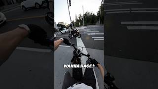 Ninja 250 vs 72v EBike 😳 surron ebike [upl. by Innoj]