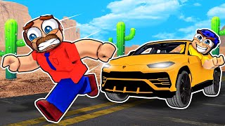 Jeffy Takes a DUSTY TRIP with LAMBORGHINI in Roblox [upl. by Ashling]