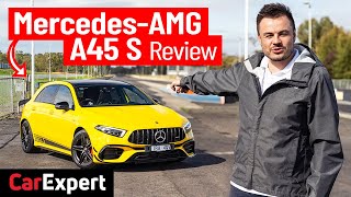 Mercedes A45 S review  14 mile amp 0100 This AMG Benz is FAST but does it lack soul [upl. by Eissehc]