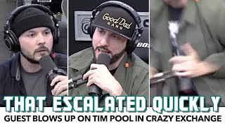 Rapper BLOWS UP On Tim Pool In Crazy Exchange [upl. by Arratahs]