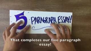 How to write a five paragraph essay [upl. by Kara]