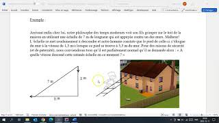 Taux de variation liés  exemple 3 [upl. by Woods]