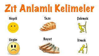 Zıt Anlamlı Kelimeler [upl. by Ys801]