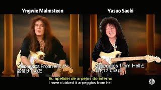 Arpeggios from Hell  Yngwie Malmsteen  Yasuo saeki [upl. by Naitsihc]