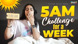 The 5 AM Challenge Transform Your Mornings in Just One Week  Usa Telugu Vlogs  Blend with Anoo [upl. by Nyloc]